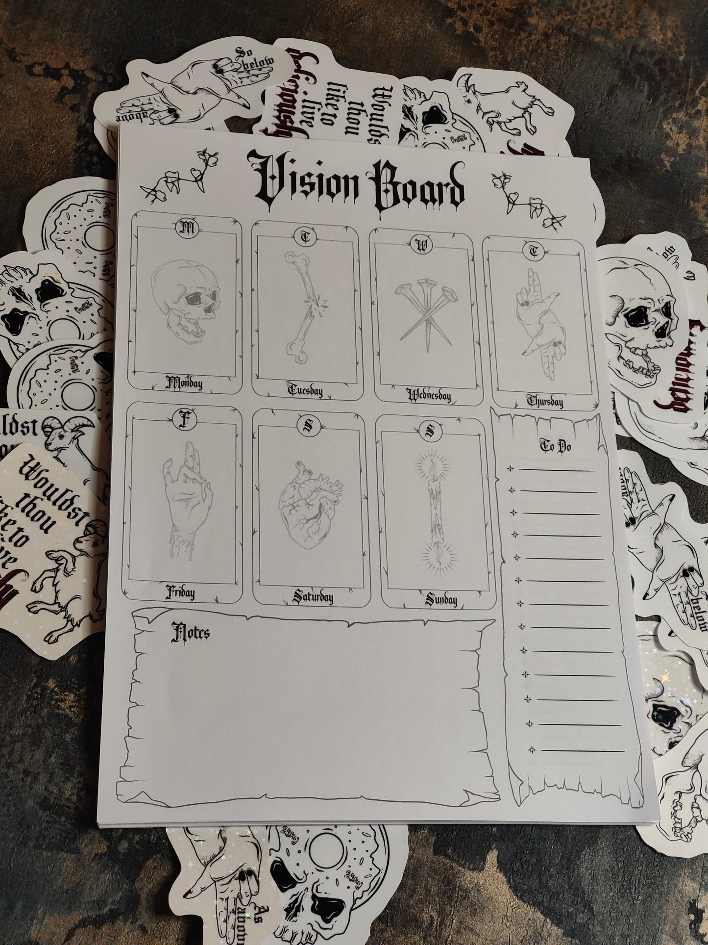 ‘Vision’ A4 Weekly Planner