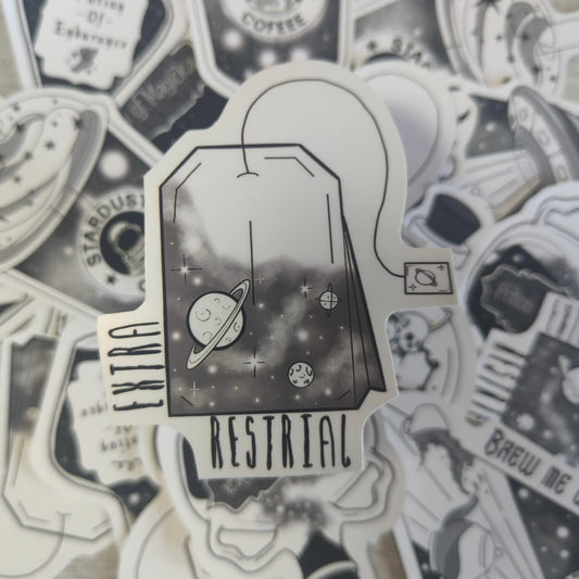 ‘Extra Tea-restrial’ Sticker