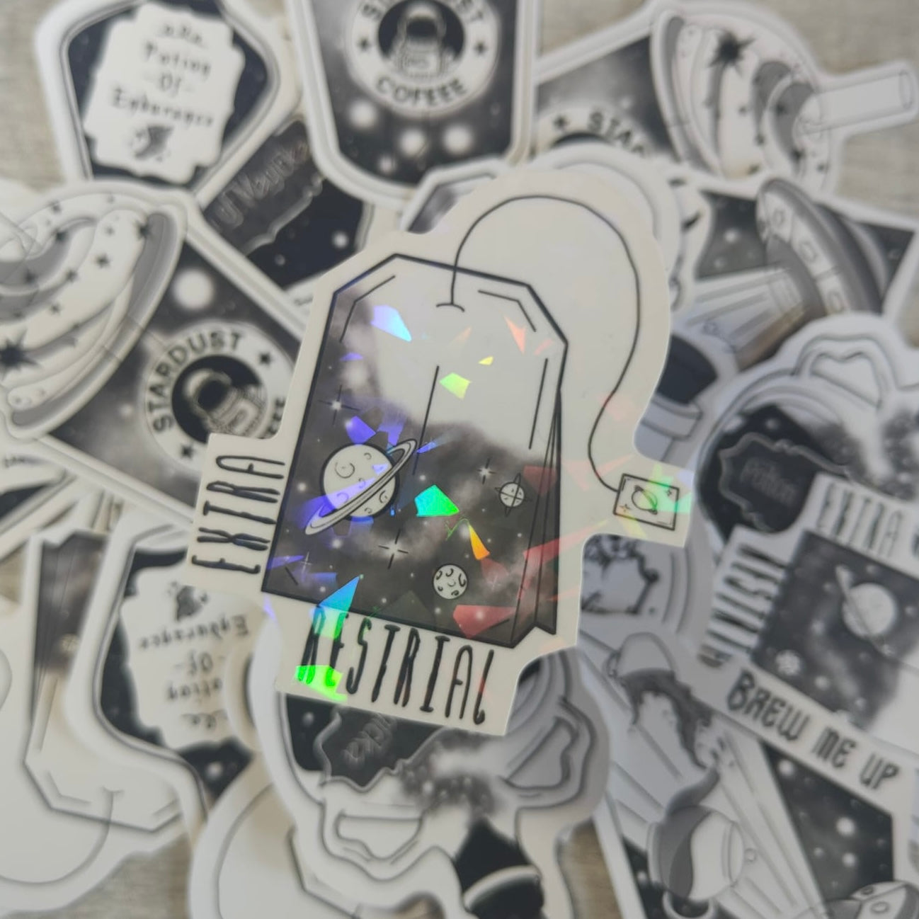 ‘Extra Tea-restrial’ Sticker