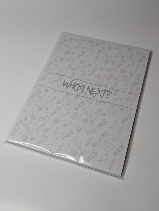 'Who's Next?' A5 Notepad
