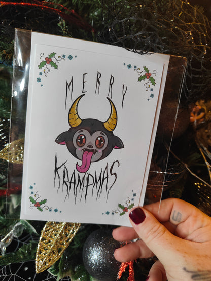 ‘Merry Krampmas’ - Greetings Card