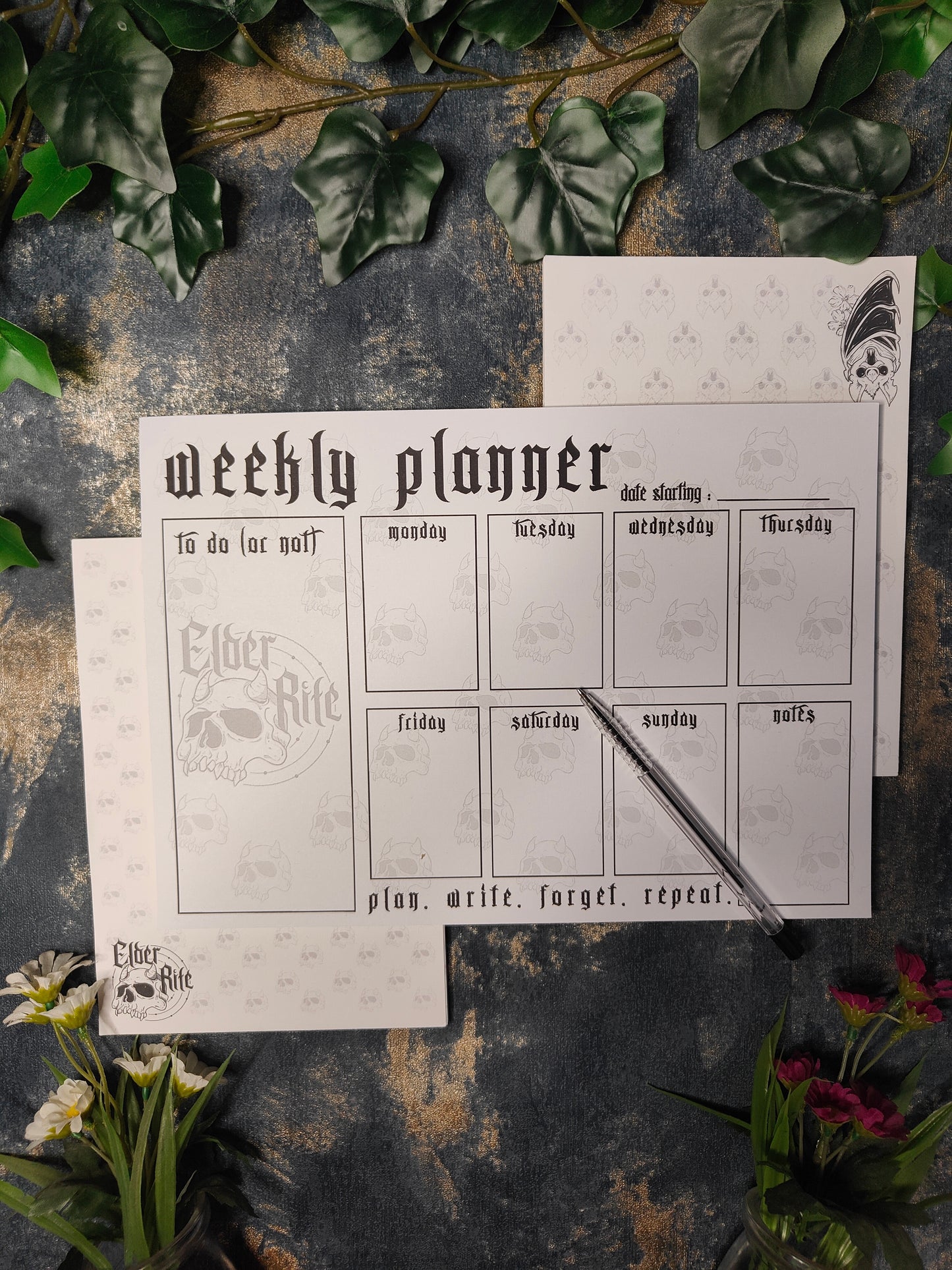 ‘Rite’ - A4 Weekly Planner