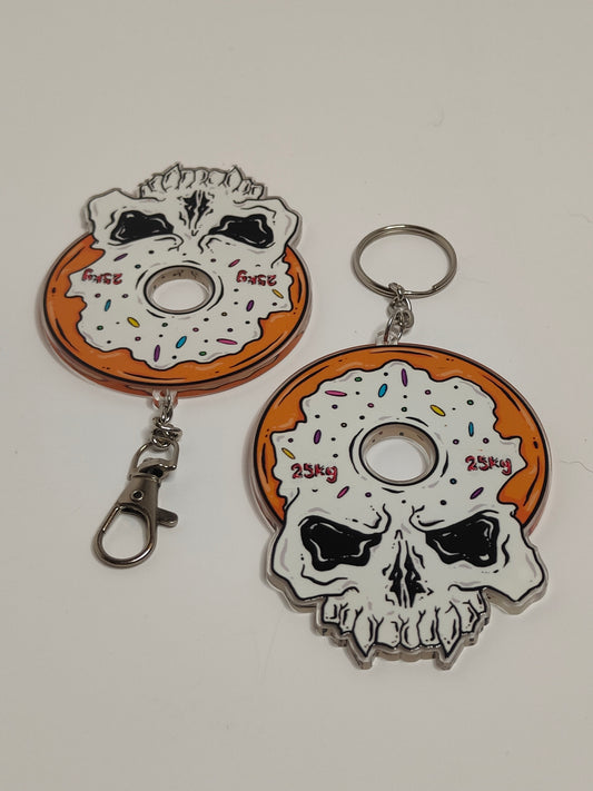 ‘Donut Skull’ Keyring