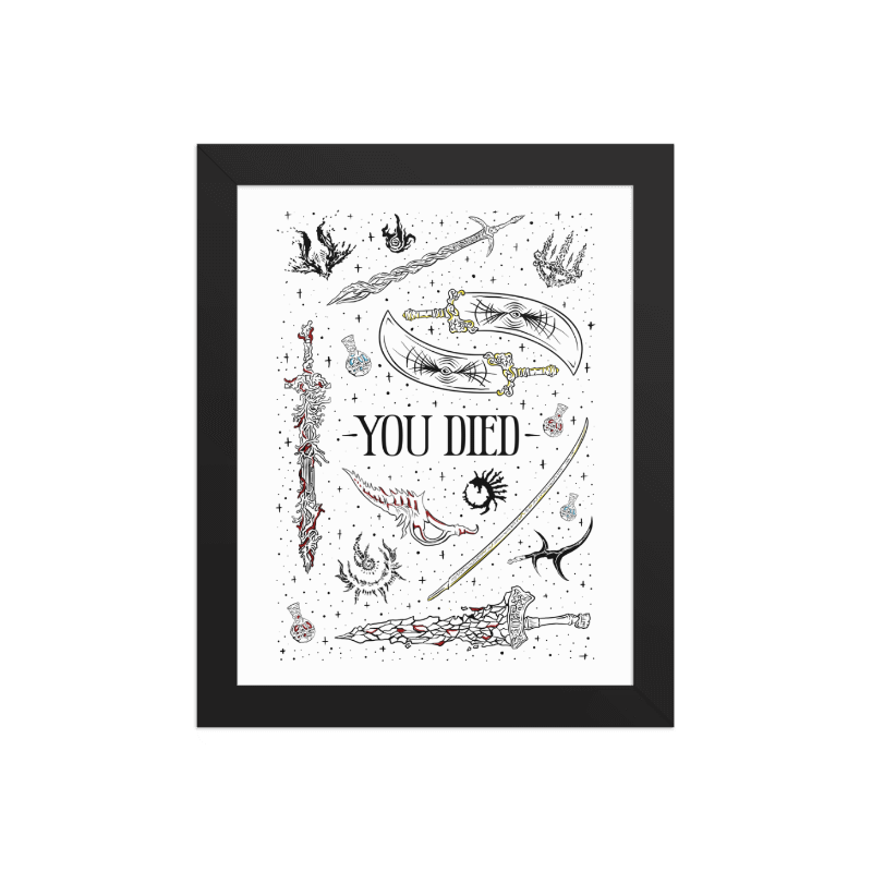 ‘You Died’ Print