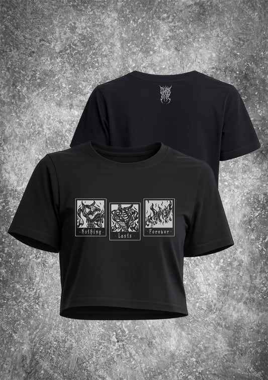 ‘Nothing Lasts Forever’ Cropped Tee